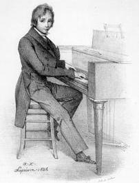 Az ifjú Liszt Ferenc